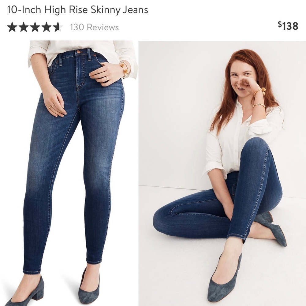 Madewell High-rise skinny jeans